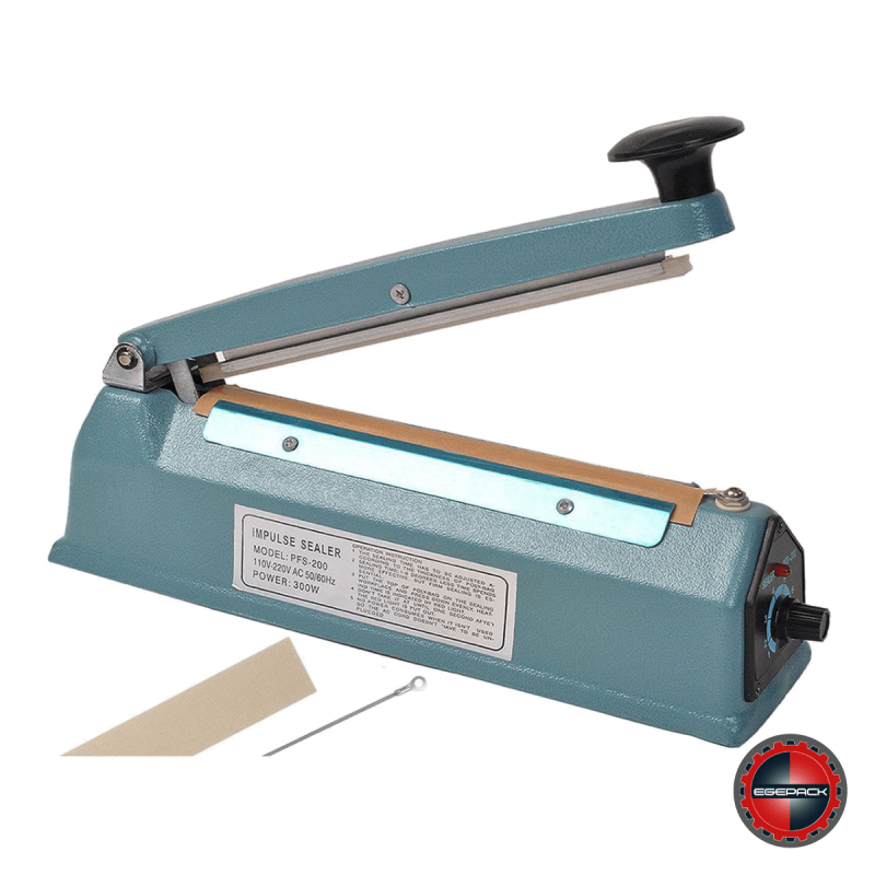 MASAÜSTÜ POŞET AĞZI YAPIŞTIRMA MAKİNESİ DEMİR GÖVDE 40CM