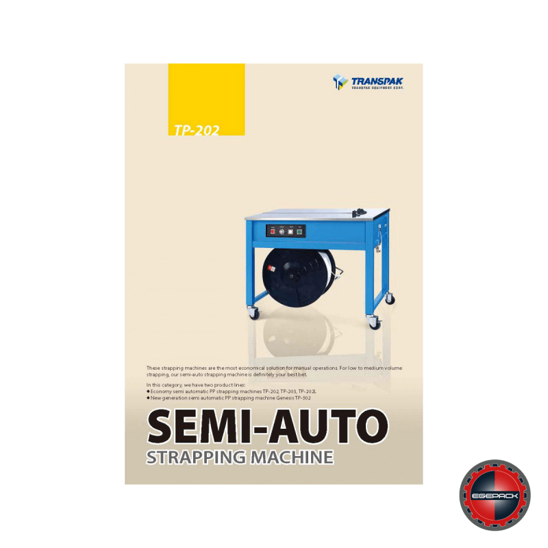 TRANSPAK TP-202 KOLİ ÇEMBER ŞERİT BAĞLAMA MAKİNESİ